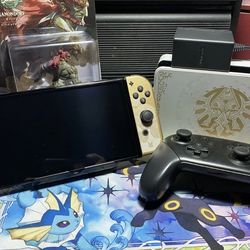 Nintendo Switch OLED The Legend Of Zelda Tears Of Kingdom Edition Bundle
