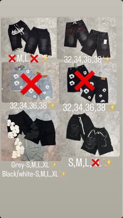 Denim tear shorts