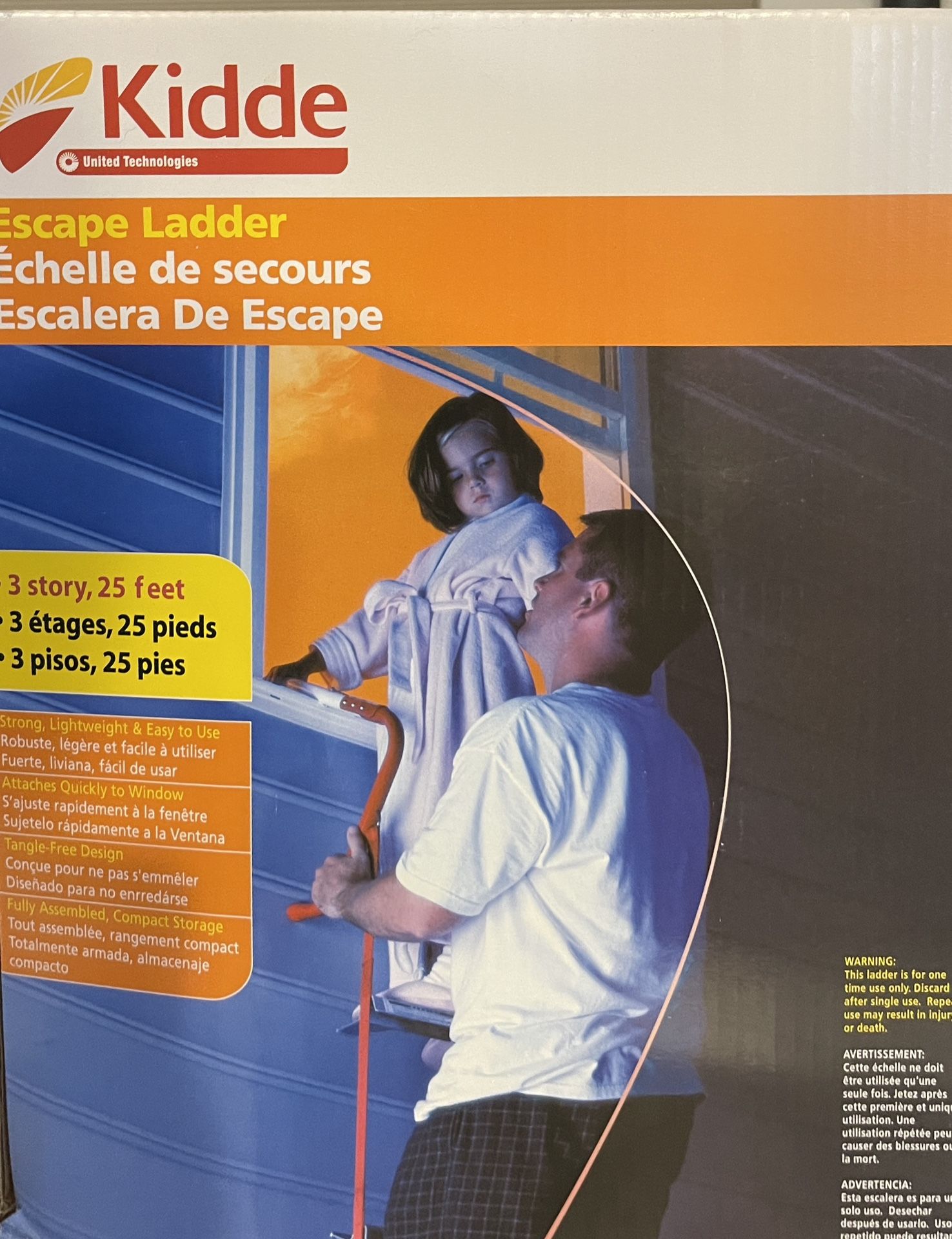 Kidde Emergency Escape Ladder - 3 Story
