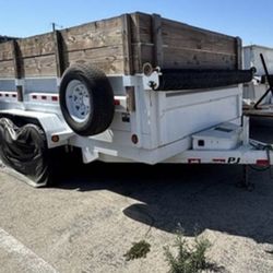 2018 DUMP TRAILER MAHIN — $14,50