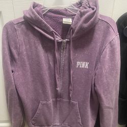 PINK VS Purple Zip Hoodie 