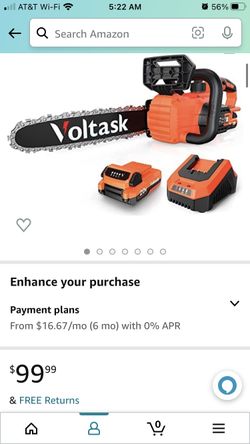 Battery Powered Chainsaw