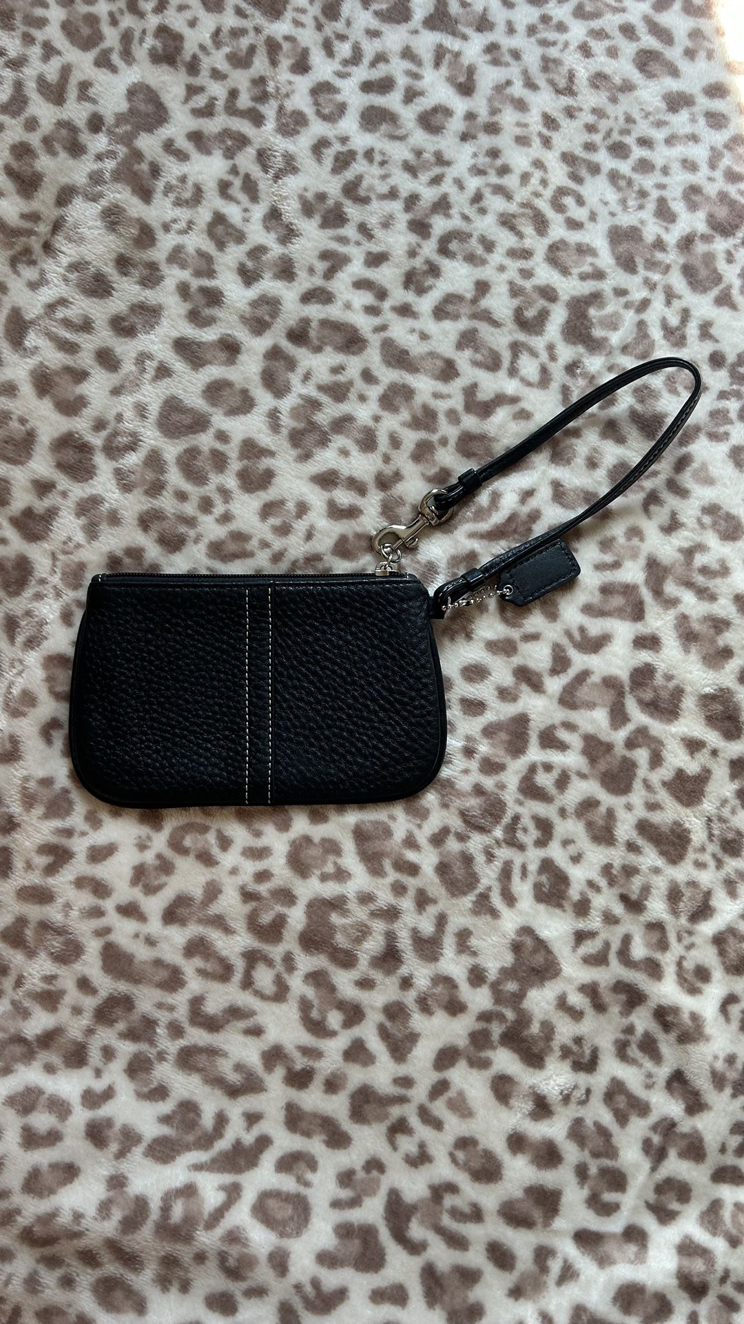 Black Coach Wristlet