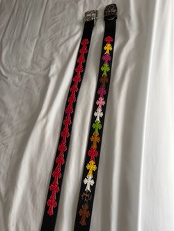 2 chrome belts