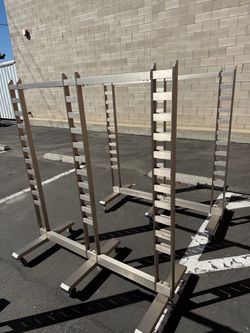 Clothing racks + arms included