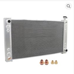 3 Row 28” Aluminum Radiator 1988-1999 Chevy GMC C/K C1500 C2500 C3500 Suburban Oil Cooling 5.0L 5.7 L