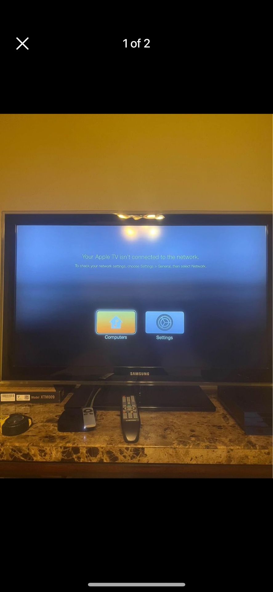 Samsung Tv With Apple Console 