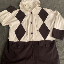 Heavy Sweater/Jacket With Hood By Kikit Maurice Sasson