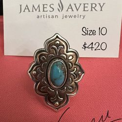 James Avery Ring Size 10