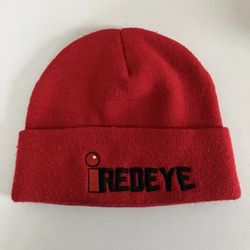 Chicago IL REDEYE Newspaper Beanie Winter Hat Cap Unisex Red Rare Out Of Print 