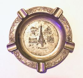 Silver Paris Ash Tray