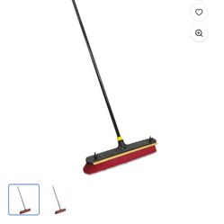 Quickie 2-in-1 Squeegee Push Broom