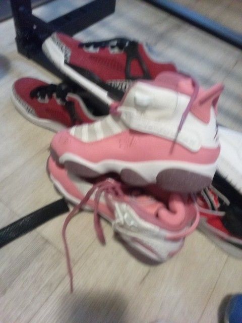 Jordan Rings Brand New Coral And chalk Y6 T