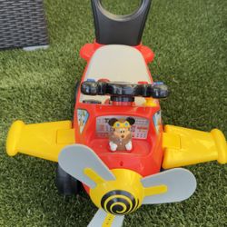 I’m selling a Mickey airplane walker/stroller.