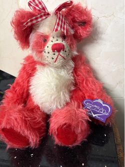 Annette Funicello collectible bear” Strawberry Freckles”