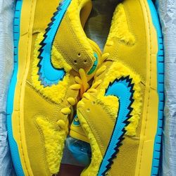 SB Dunk Grateful Dead Yellow 🐻 Size 11.5 