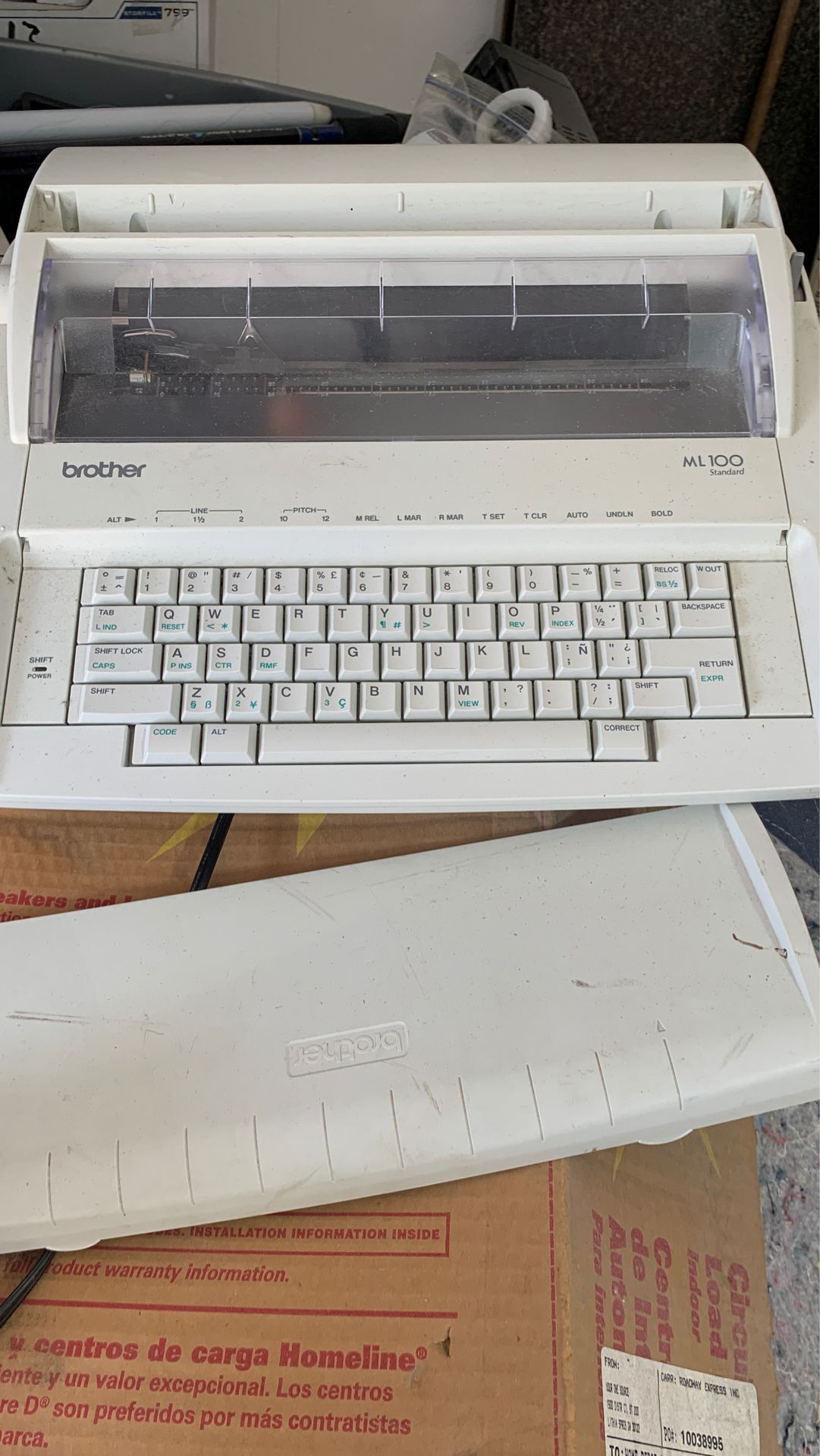 Brother ML100 standard electric typewriter