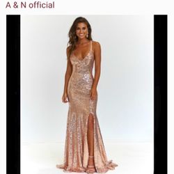 Prom Dress! A&N Luxe Label Sequin Dress Size M