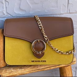 Michael Kors Citrus Multi Leather Crossbody Purse
