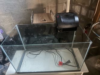 10 gal all glass fish tank