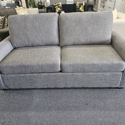 Brand New Full Size Gray Linen Sofa Sleeper (75"x54")