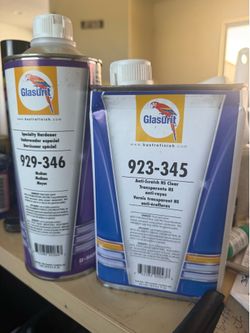 Quart of clear paint