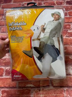 Inflatable ostrich costume