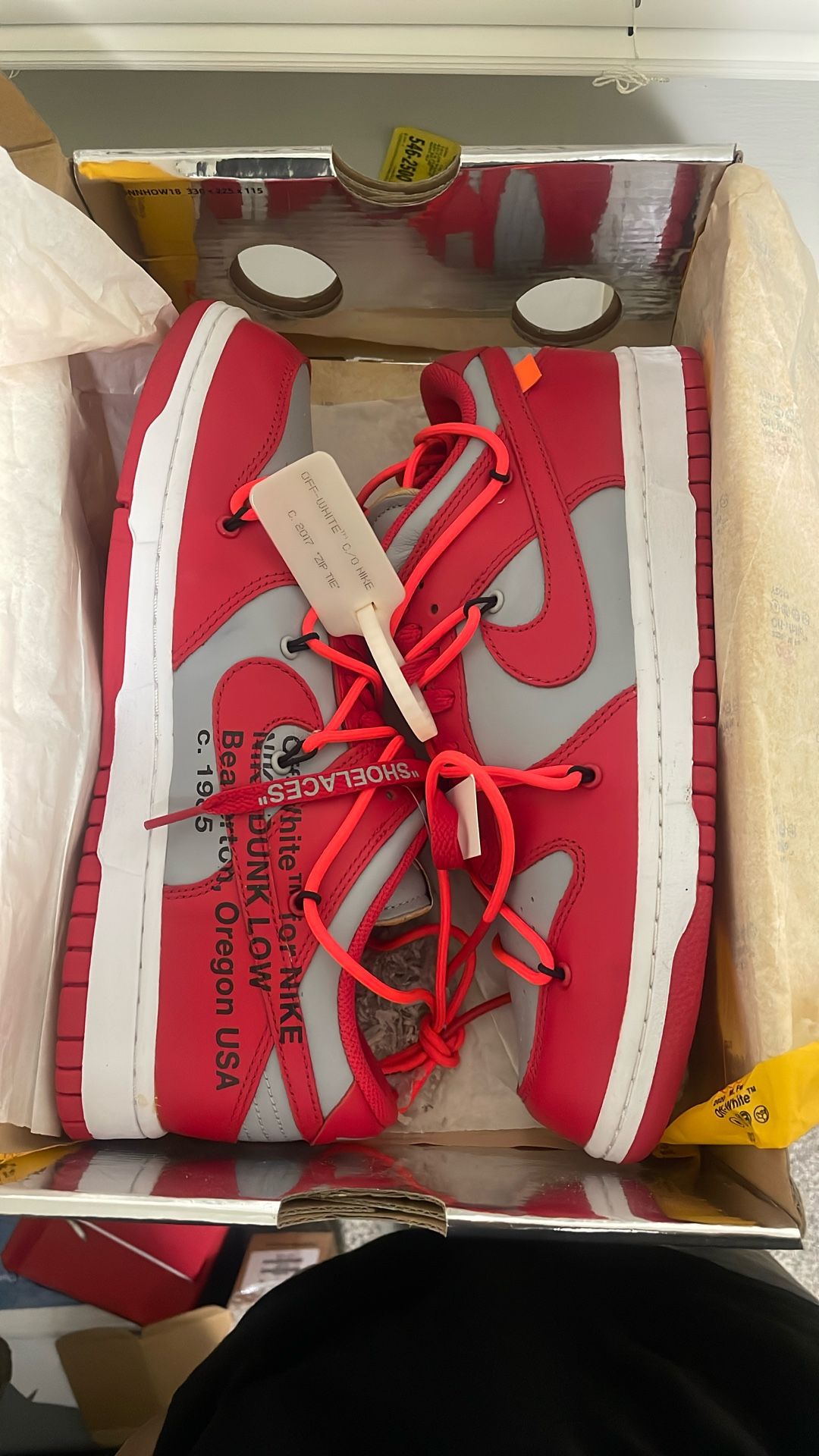 Nike Dunk UNLV Off White 9.5 DS