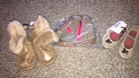 Girls size 8 boots and flats