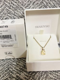 Swarovski Yellow Stone Necklace 