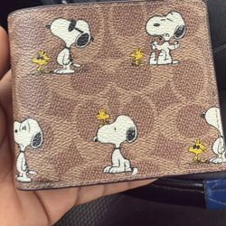 COACH Men Wallet Snoppy Editin 