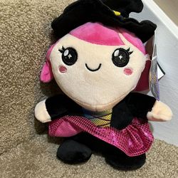 Halloween 8” plush Witch pink American Greetings