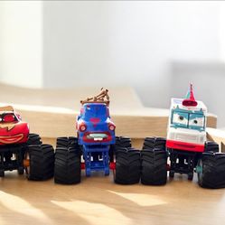 Set of 3 cars monster trucks