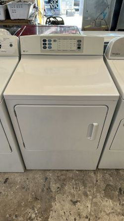 GE White 6.5 cu ft Electric Dryer