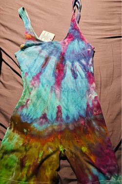 Tie Dye hippie jumpsuit
