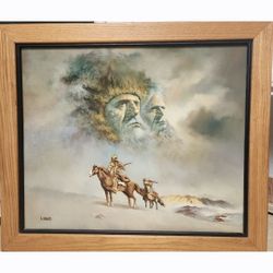 Western Art Oil Painting, G. Bogard