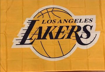 Lakers Flag 5ftx3ft $15 Ea Firm On Price Custom Print on Flags Available