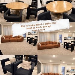 Dining table & 6 chairs for sale $250