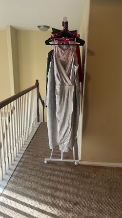 Lane Bryant silver dress