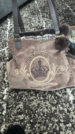 Juicy couture velour purse