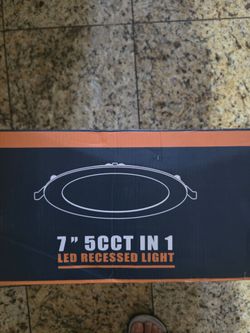 Amico 7" 5CCT in 1 led recessed lights
