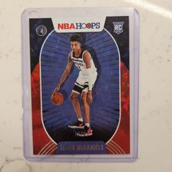 Jaden McDaniel Nba Hoops Rookie Basketball Card /99