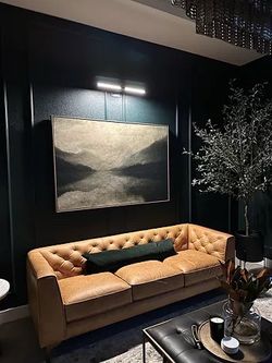 Leather couch