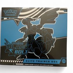 Pokemon TCG Black Bolt ETB Elite Trainer Box (NEW SEALED )