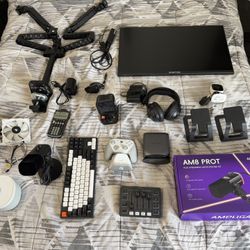 Gaming Monitors, Headphones, Microphones, And Peripherals 