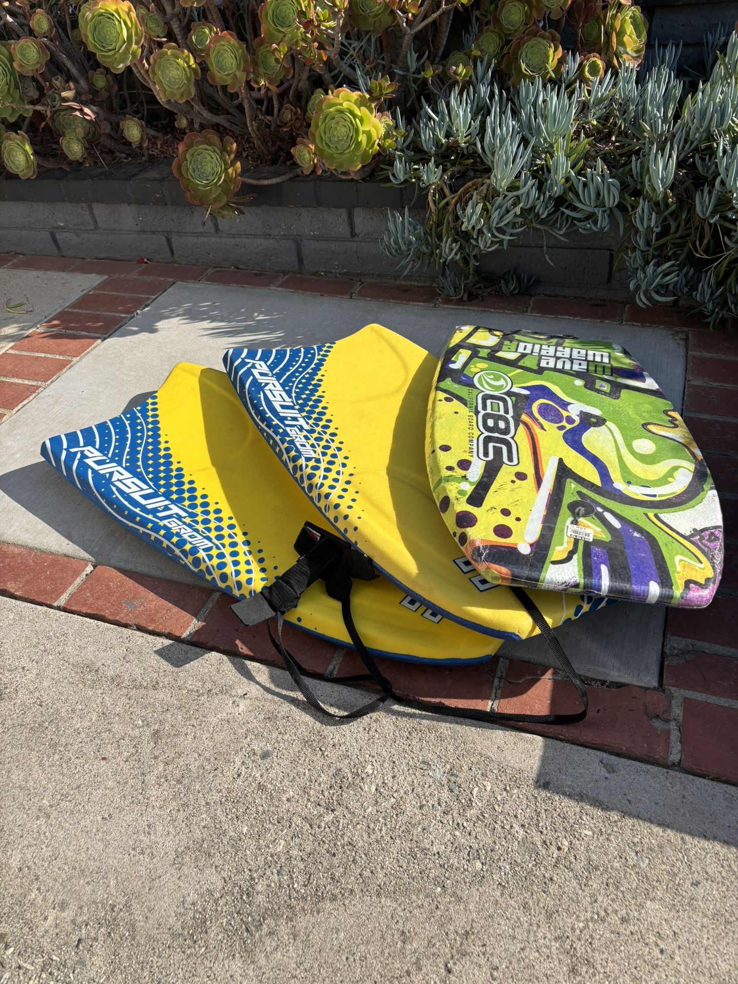 Water Boogie Boards Set Of 3