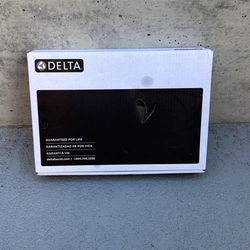 Delta - Nicoli J-Spout Wide Spread chrome Bathroom Faucet 35749LF