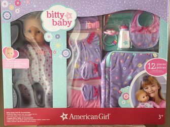 BRAND NEW Bitty Baby American Girl 12-Piece Doll Set - Perfect for Little Girls!