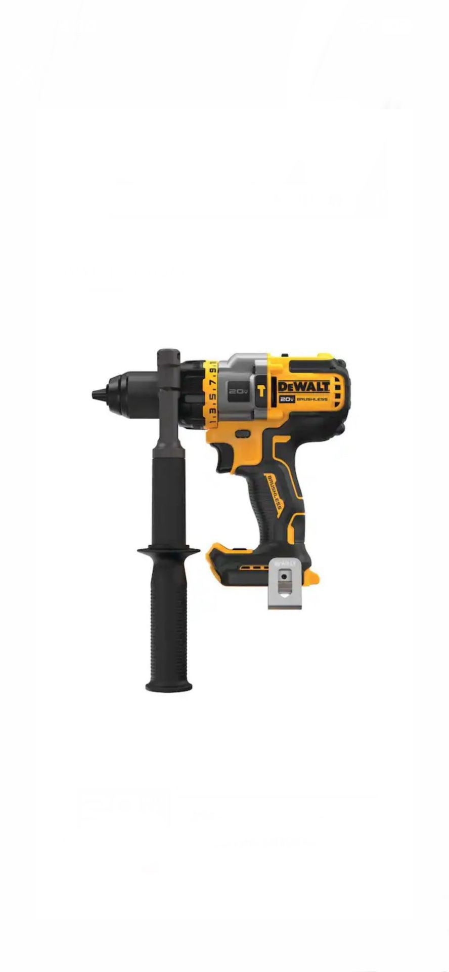New DEWALT 20V MAX Brushless Cordless 1/2 in. Hammer Drill/Driver with FLEXVOLT ADVANTAGE (Tool Only) $125 Firm