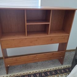 Twin Bed with Bookcase Headboard 